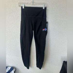Buffalo Bills Leggings - Cropped, Medium - NEW
